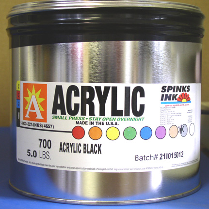 (image for) Spinks 700 Acrylic Black 5 lb.
